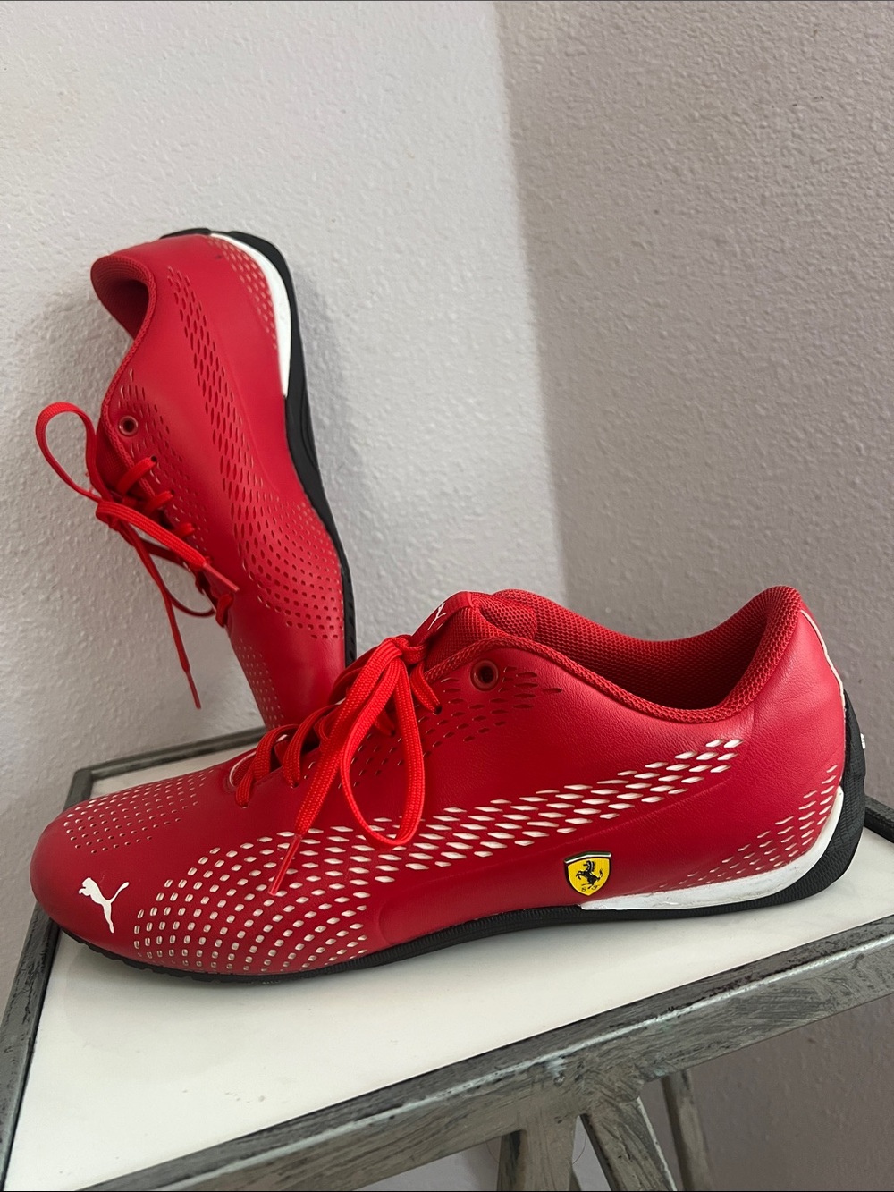 PUMA FERRARI X Drift Cat 5 Ultra II Rosso Corsa Sneaker UNISEX